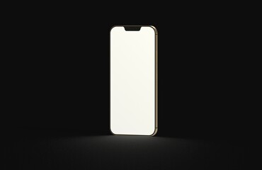 Smartphone. Mobile phone Template. Telephone 3d