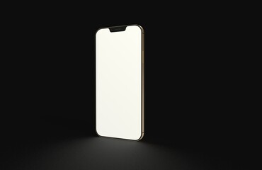 Smartphone. Mobile phone Template. Telephone 3d