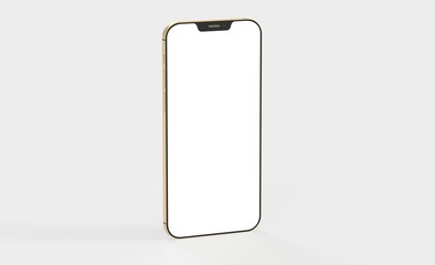 phone 3d illustration mockup smartphone isolated.