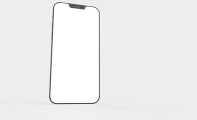 phone 3d illustration mockup smartphone isolated.