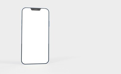 phone 3d illustration mockup smartphone isolated.
