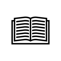 Book vector icon. notebook illustration sign. documents symbol or logo.