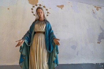 The blessed Virgin Mary statue figure © Milano Photo Events