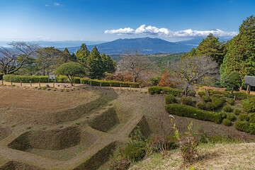 史跡 山中城跡 西の丸障子堀