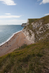 Durdle Door Beach in Dorset in the UK