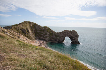 Durdle Door Beach in Dorset in the UK