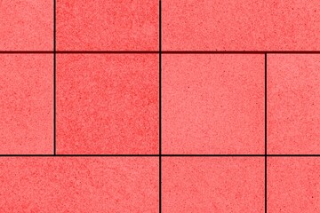 Naklejka premium Polished Granite Floor Tiles red texture and background seamless