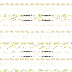 北欧黄色系ボーダーお手紙フレーム