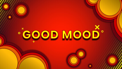 Fototapeta premium Abstract Circular Background with Papercut Style