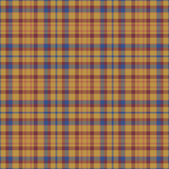 Plaid seamless pattern. Vector background of textile ornament. F
