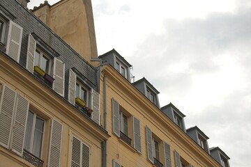 Obraz premium the facade of the building