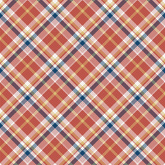 Plaid seamless pattern. Vector background of textile ornament. F
