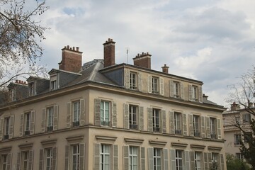 Obraz premium the facade of the building