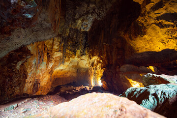 Cave of Heaven Sinkhole in Mersin Turkey.