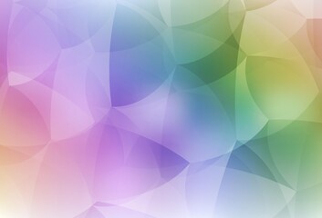 Light Multicolor vector pattern with polygonal style.
