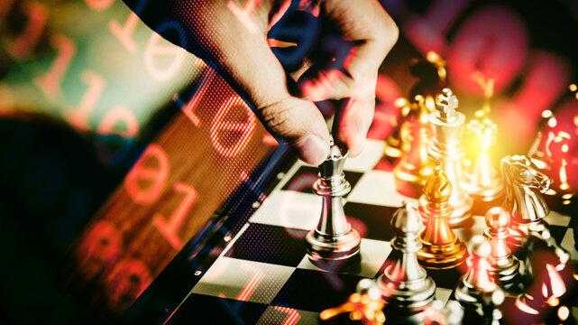 Abstract background of digital binary code of software. Programming software code on computer screen which develop by the programmer to solve the business requirement.