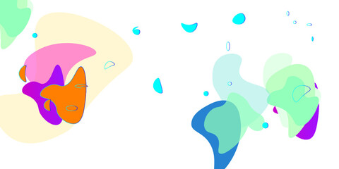 blue and green paint splashes