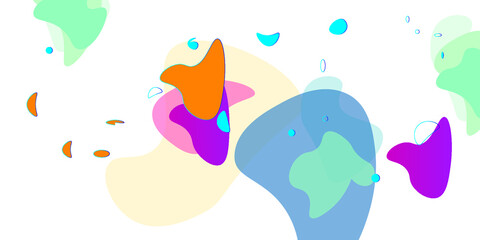 blue and green paint splashes