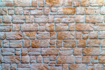 A wall of red brick for the background