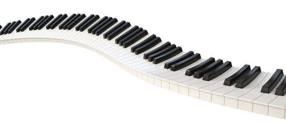 Curvy Piano Keys