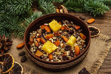 Traditional Christmas dish Kutya