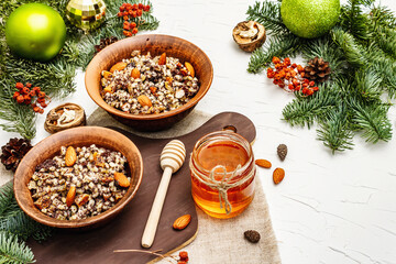 Traditional Christmas dish Kutya