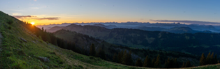 Sunrise on the Hochgrat (Alps, Germany)