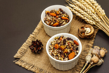 Traditional Christmas dish Kutya