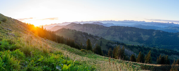 Sunrise on the Hochgrat (Alps, Germany)