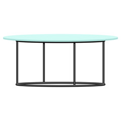 Illustration of table. Interior object and home design creation.