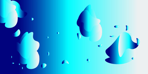 blue background with bubbles