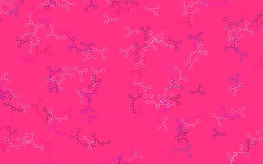 Light Pink vector texture with artificial intelligence concept.