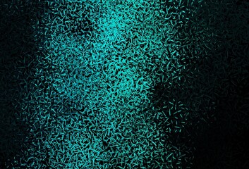 Dark Green vector background with stright stripes.