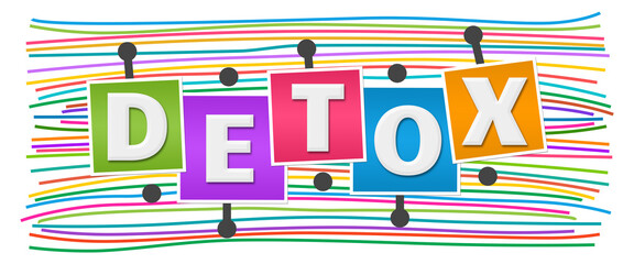 Detox Colorful Blocks Lines Horizontal 
