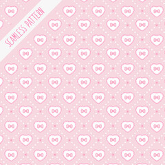 seamless pattern with hearts
