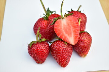 strawberries in a bowl