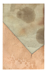 Old vintage rough texture retro paper with burned stains and scratches background