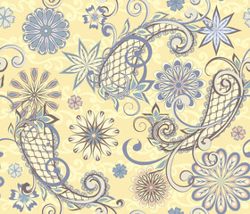 Seamless pattern in ethnic traditional style.