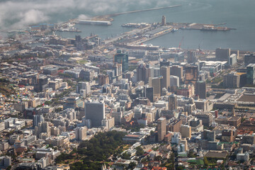 Cityscape downtown Cape Town, South Africa.