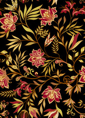 Seamless pattern in ethnic traditional style. - 457110532