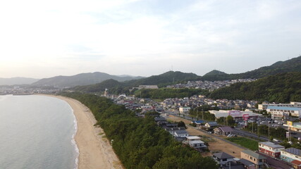 山口県光市の風景と街並み！ドローンで撮影