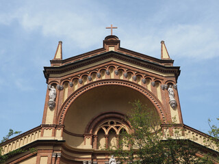 Fototapeta na wymiar Santa Barbara church in Turin