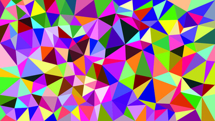 Colorful Polygons Pattern Vector eps