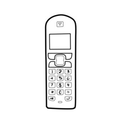 phone isolated on white