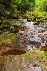 Giant Mountains, Karkonosze, Wodospad Szklarki, Kochelfall, stream, mountain stream, poland 