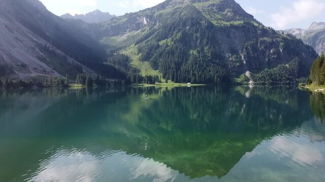 Vilsalpsee Tannheimer Tal Stand up Paddle
