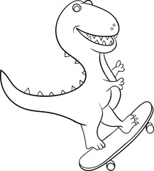 unicorn Coloring book Christmas day. Premium Vector
