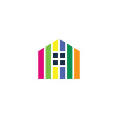 House painting icon design template illustration