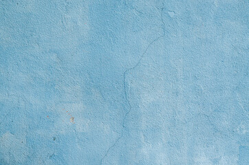Blue peeling paint wall texture