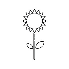 Sunflower icon design
